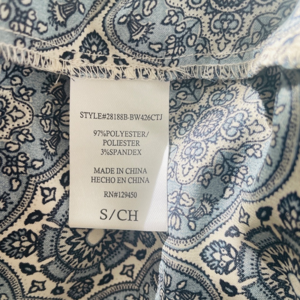Blue Satin Pajama Set – Women's Small, Soft Sleepwear, Pristine Condition - Picture 9 of 9